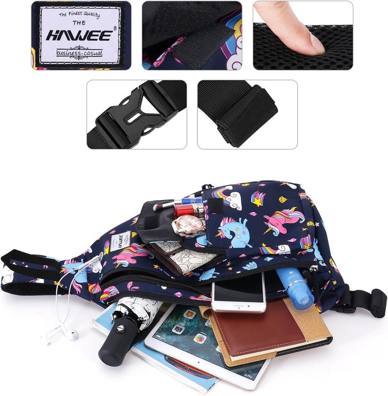 HAWEE Backpack Sling for Women Anti-Water Crossbody Bag Inclined Adjustable Pack | Casual, Adjustable Strap, Water Repellent, for Travel/Sport - Image 4